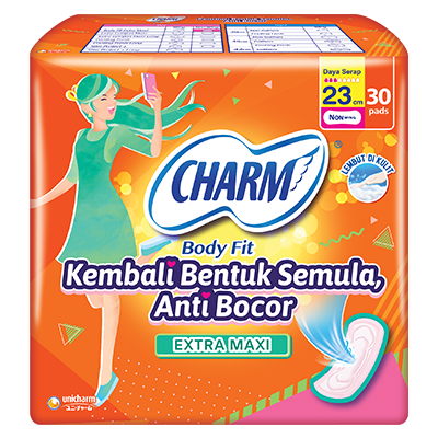 CHARM Body Fit® Extra Maxi – Non Wing 23cm