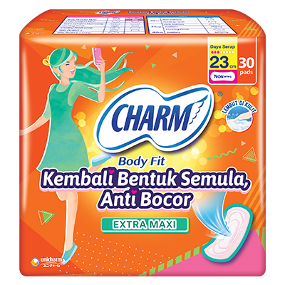 CHARM Body Fit® Extra Maxi – Non Wing 23cm