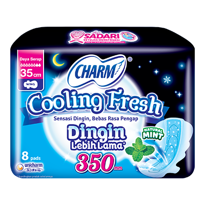 CHARM Cooling Fresh - Night Wing 35cm