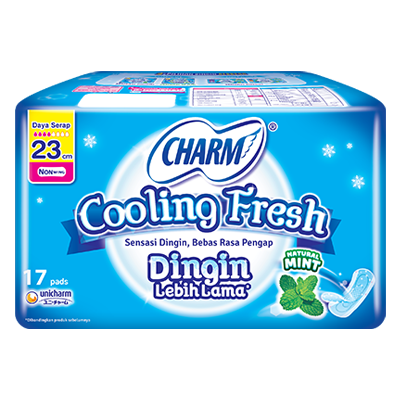 CHARM Cooling Fresh - Non Wing 23cm 16p