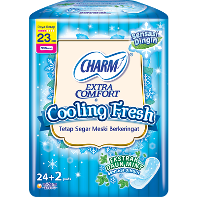 CHARM Cooling Fresh - Non Wing 23cm 24p