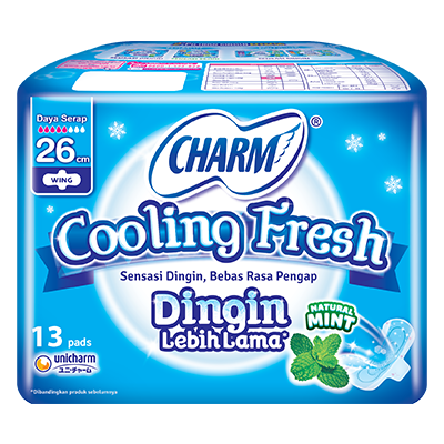 CHARM Cooling Fresh - Wing 26cm 14p