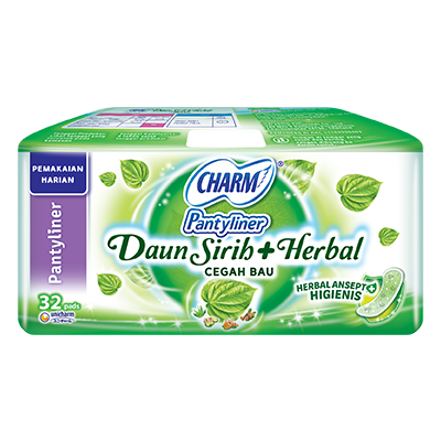 CHARM Daun Sirih + Herbal Pantyliner