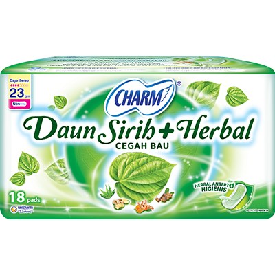 Charm Daun Sirih+Herbal Non Wing 23cm
