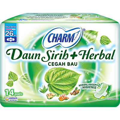 Charm Daun Sirih+Herbal Wing 26cm