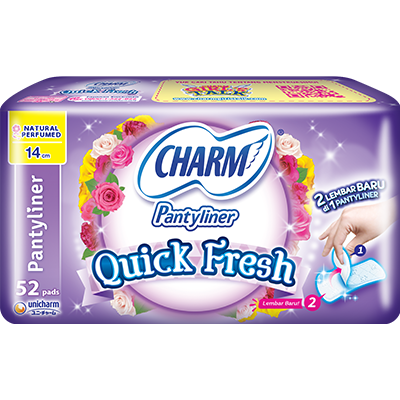 Charm Pantyliner Quick Fresh Perfumed