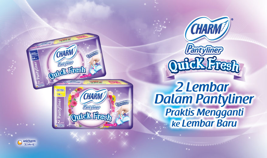 Charm Pantyliner Quick Fresh