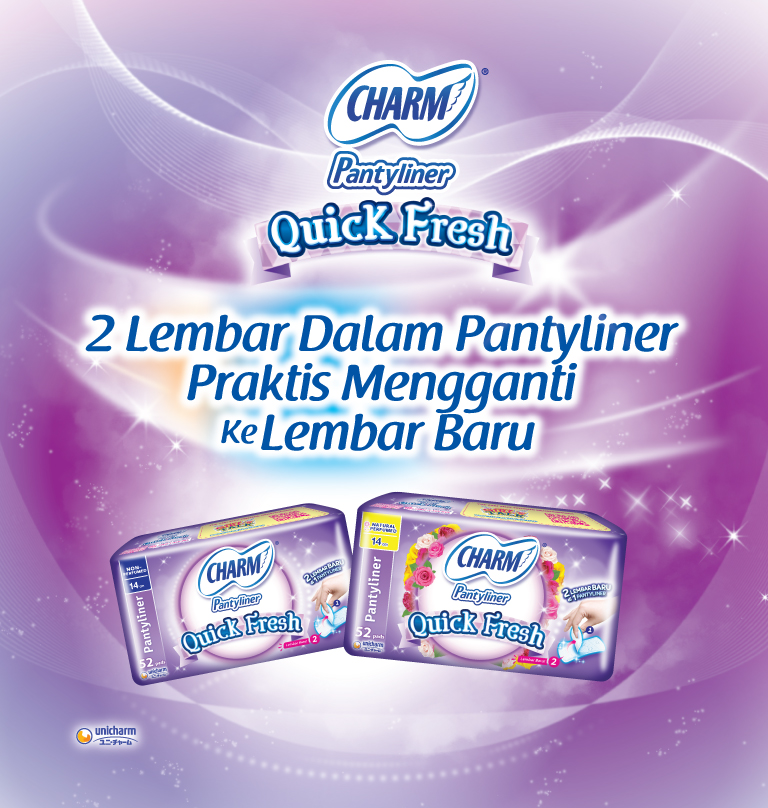 Charm Pantyliner Quick Fresh